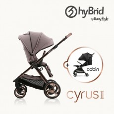 [하이브리드]하이브리드사이러스2 + [하이브리드]캐빈유모차(블랙)